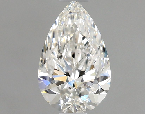 0.62 carat F-VVS1 Natūralus Pear Deimantas (1)