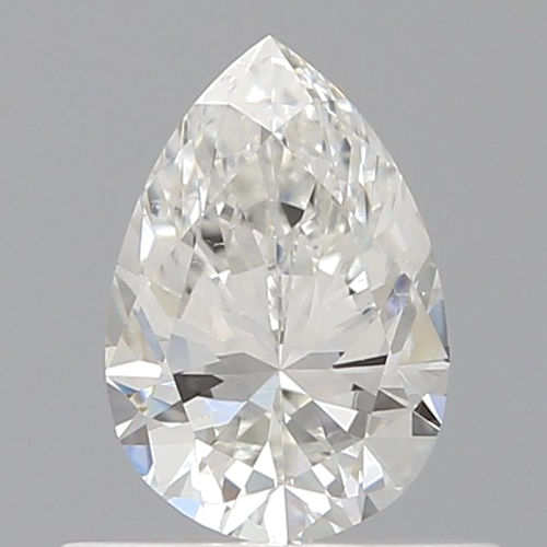 0.5 carat H-SI1 Natūralus Pear Deimantas (1)