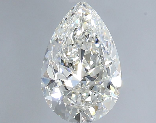 1.0 carat G-VS2 Natūralus Pear Deimantas (1)