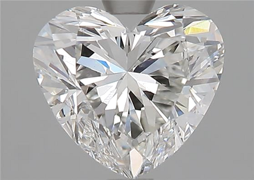 1.5 carat G-VS2 Natūralus Heart Deimantas (1)