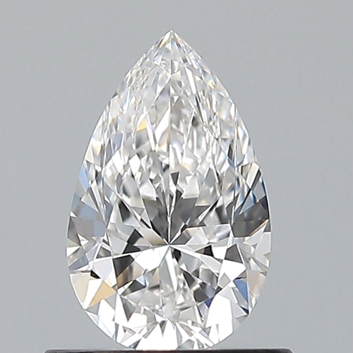 0.67 carat E-VVS2 Natūralus Pear Deimantas (1)