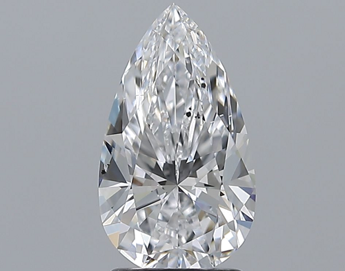 2.01 carat D-SI1 Natūralus Pear Deimantas (1)
