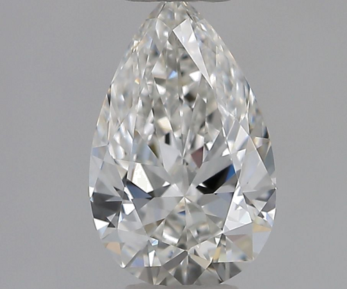 0.51 carat F-VVS1 Natūralus Pear Deimantas (1)
