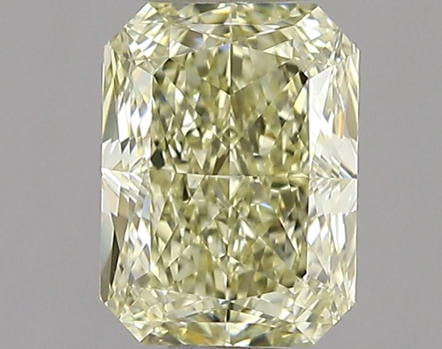 1.25 carat Fancy Light Yellow-VS2 Natūralus Radiant Deimantas (1)