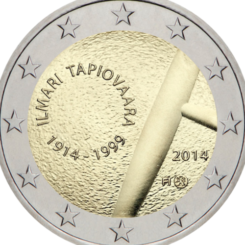 2014 Finland Ilmari Tapiovaara 2 euro coin (2)