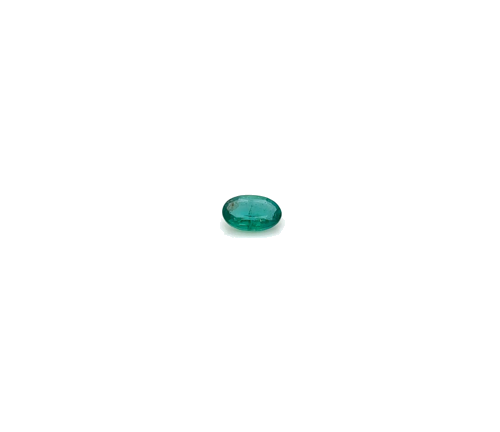 0.42 carat GREEN Oval Smaragdas (1)