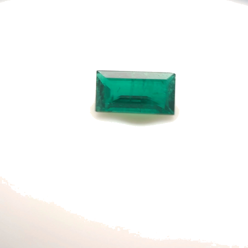 0.34 carat GREEN Baguette Smaragdas (1)