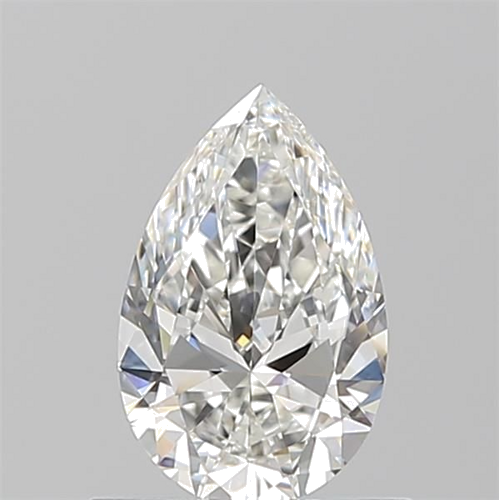 0.71 carat G-VVS2 Natūralus Pear Deimantas (1)
