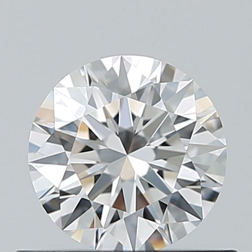 0.53 carat D-FL Excellent cut Natūralus Round Deimantas (1)