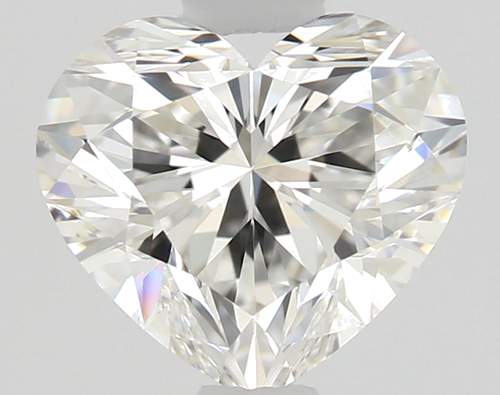 0.77 carat G-VVS2 Natūralus Heart Deimantas (1)