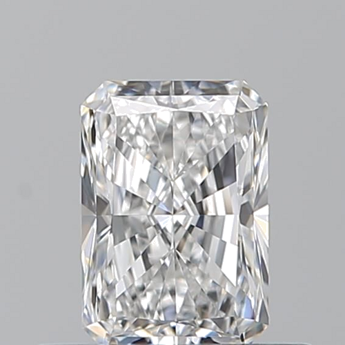 0.53 carat E-VVS1 Natūralus Radiant Deimantas (1)
