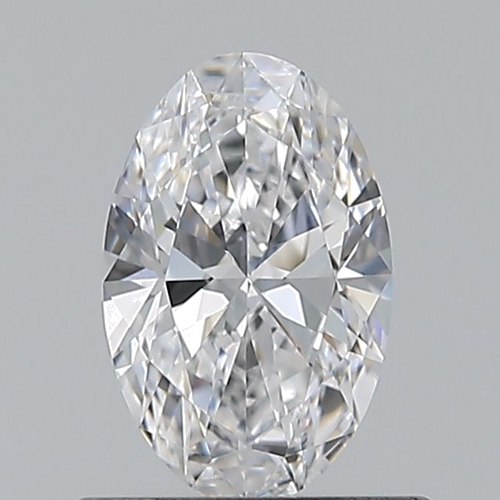 0.5 carat D-VVS1 Natūralus Oval Deimantas (1)