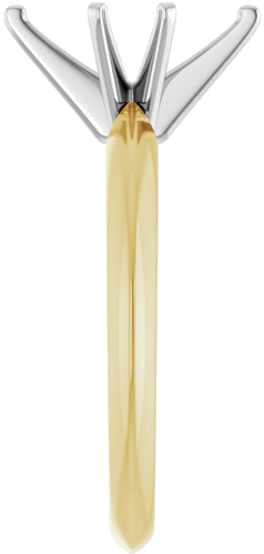 14K Yellow   White Marquise 6-Prong Light Solitaire Engagement Ring Mounting (4)