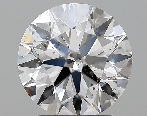 2.11 carat E-SI2 Excellent cut Natūralus Round Deimantas (1)