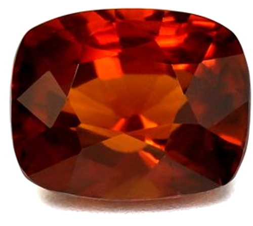 4.63 carat ORANGE Cushion Garnet (1)