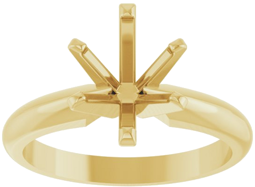 Sužadėtuvių Žiedas „Solitaire“ 14k yellow gold Oval 9mm x 7mm (3)