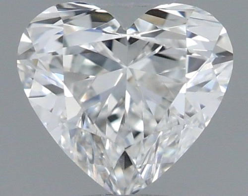 0.33 carat F-VVS1 Natūralus Heart Deimantas (1)