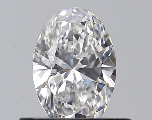 0.53 carat D-VVS2 Natūralus Oval Deimantas (1)