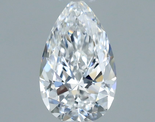 0.3 carat D-VS1 Natūralus Pear Deimantas (1)