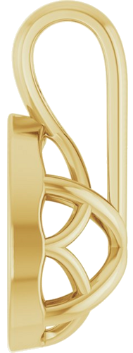 Pakabukas „Solitaire“ 14k yellow gold Pear 9mm x 6mm (3)