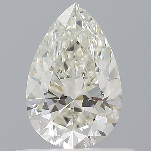 0.61 carat K-VVS1 Natūralus Pear Deimantas (1)