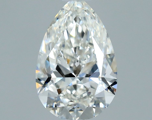 0.55 carat G-VVS2 Natūralus Pear Deimantas (1)