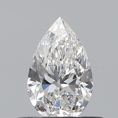 0.5 carat F-SI1 Natūralus Pear Deimantas (1)