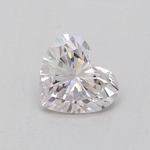 0.34 carat Faint Pink-VVS2 Natūralus Heart Deimantas (1)