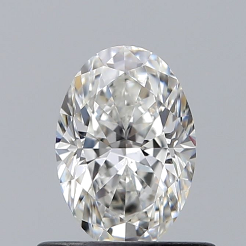 0.6 carat F-SI1 Natūralus Oval Deimantas (1)