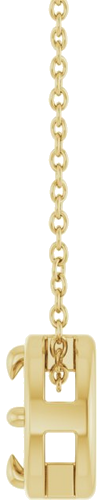 Pakabukas „Claw-Prong Bezel-Style Solitaire“ 14k yellow gold Round 5mm (3)
