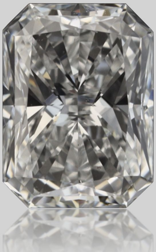 0.3 carat E-SI1 Natūralus Radiant Deimantas (1)