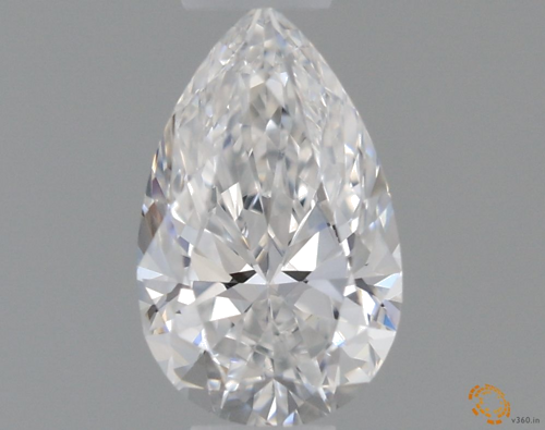 0.32 carat E-VS1 Natūralus Pear Deimantas (1)