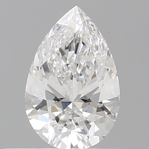 0.33 carat D-VVS1 Natūralus Pear Deimantas (1)