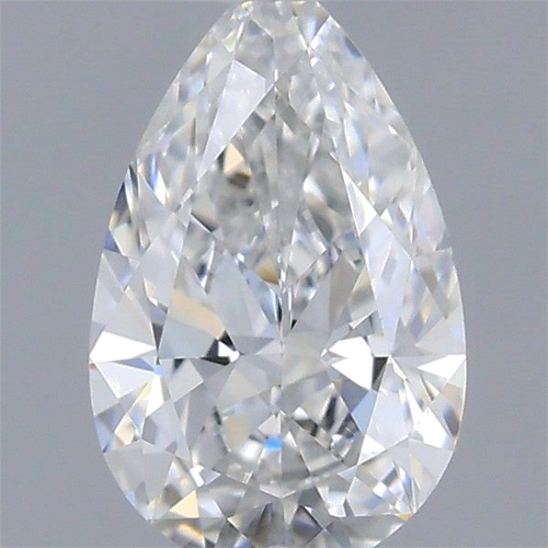 0.38 carat E-VVS1 Natūralus Pear Deimantas (1)