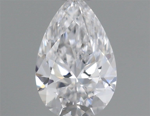 0.38 carat D-VVS2 Natūralus Pear Deimantas (1)