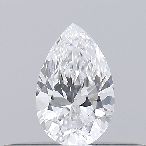 0.19 carat D-VVS1 Natūralus Pear Deimantas (1)
