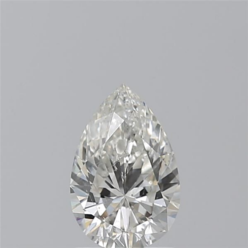 1.2 carat H-SI2 Natūralus Pear Deimantas (1)