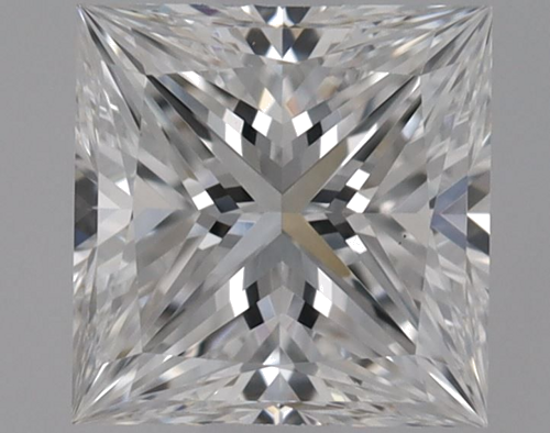 0.73 carat D-VS1 Natūralus Princess Deimantas (1)