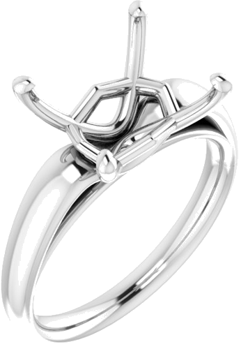 Sužadėtuvių Žiedas „Solitaire“ 925 Sidabro Oval 14mm x 10mm (1)