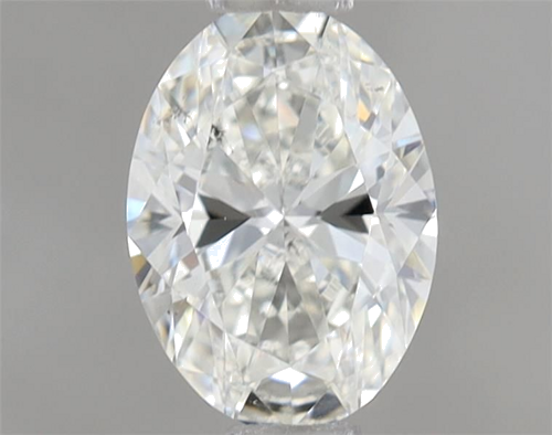 0.6 carat H-SI1 Natūralus Oval Deimantas (1)