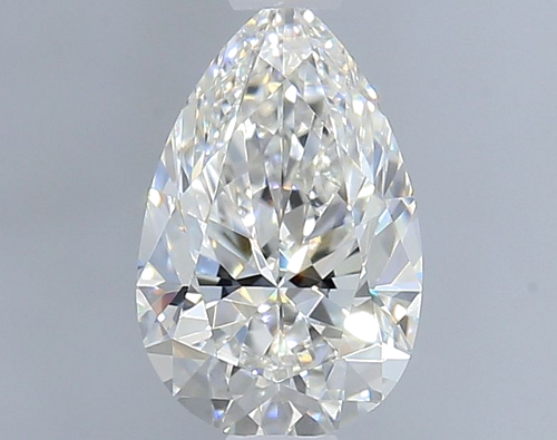 0.52 carat F-IF Natūralus Pear Deimantas (1)