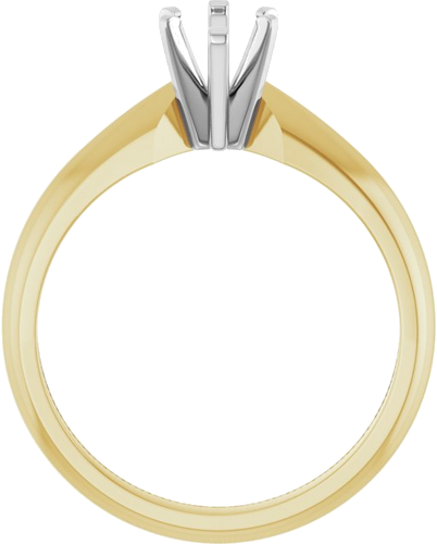 Sužadėtuvių Žiedas „Solitaire“ 14k yellow/white gold Marquise 8.5mm x 4.5mm (2)