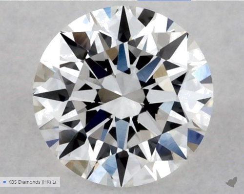 0.31 carat F-VS1 Excellent cut Natūralus Round Deimantas (1)