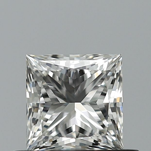 0.61 carat H-VVS2 Natūralus Princess Deimantas (1)