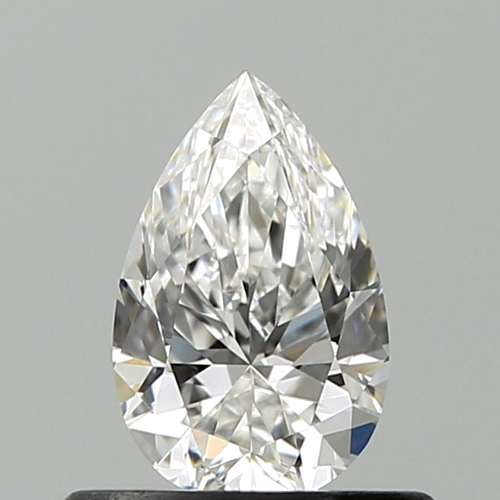 0.5 carat F-VS1 Natūralus Pear Deimantas (1)