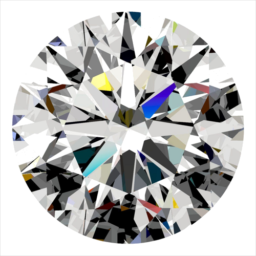 0.36 carat G-VVS2 Excellent cut Natūralus Round Deimantas (1)