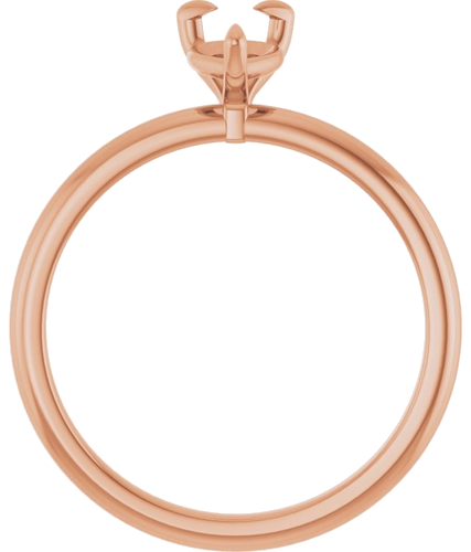 Sužadėtuvių Žiedas „Solitaire“ 14k rose gold Pear 8mm x 5mm (2)