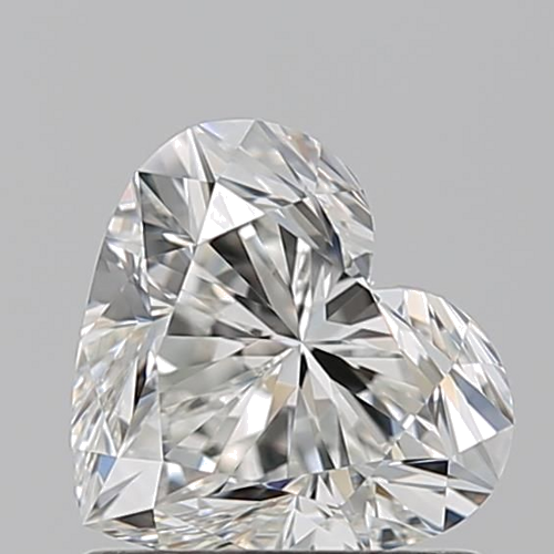 1.01 carat H-VVS2 Natūralus Heart Deimantas (1)
