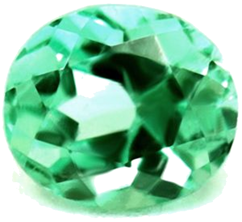 0.32 carat GREEN Oval Smaragdas (1)