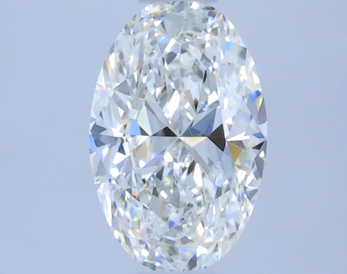0.6 carat G-VVS1 Natūralus Oval Deimantas (1)